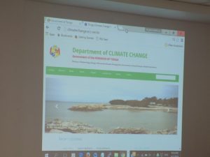 New Climate Change Portal for Tonga