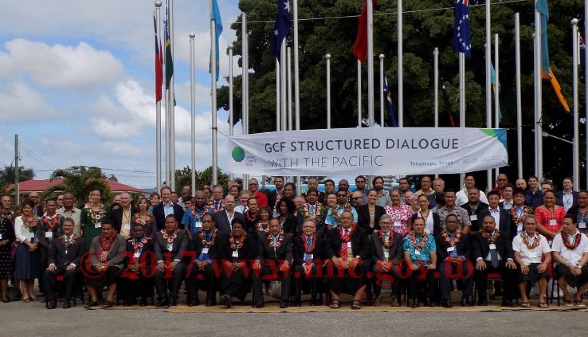 Guest of Honor, Deputy Prime Minister Hon. Siaosi Sovaleni and participants from the region after the opening ceremony